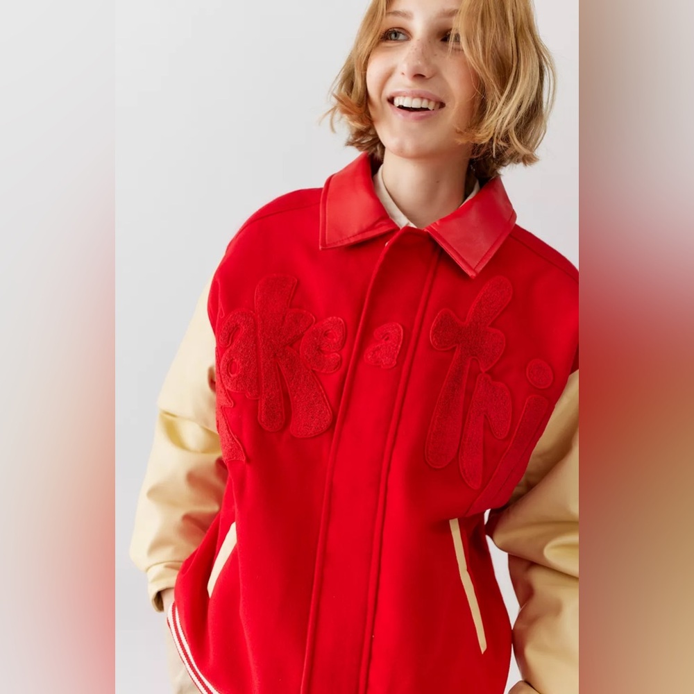 NWT House Of Sunny Take A Trip Bomber Jacket